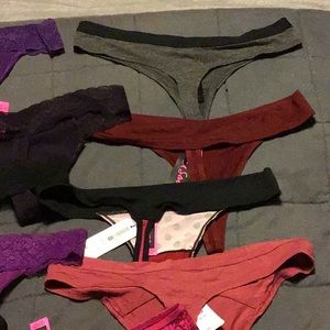 10 pair size medium thong panties